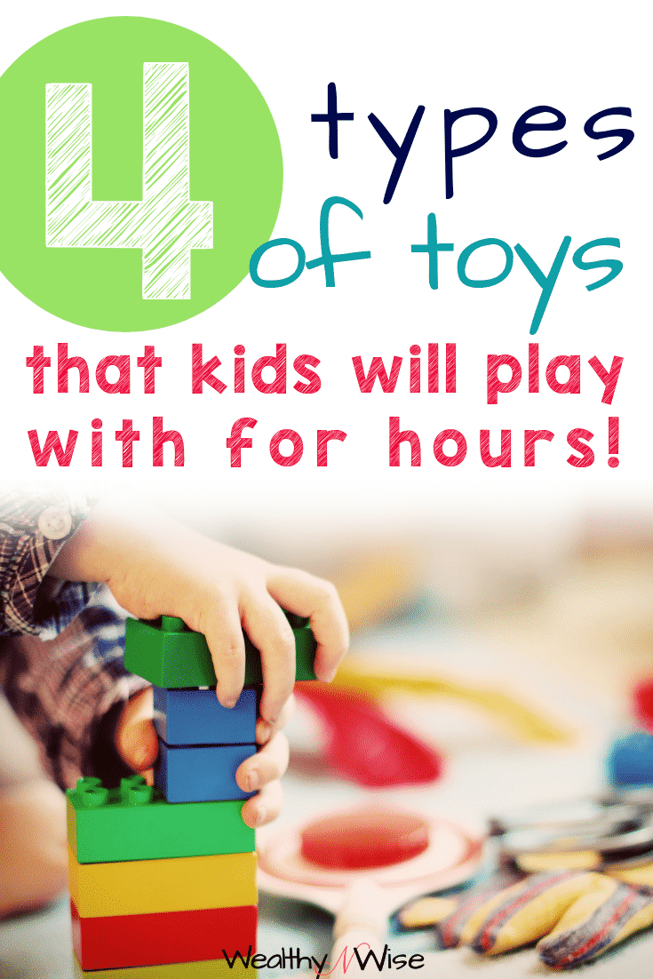 4 types of toys that are worth the money! This makes a great gift guide! toys for boys, toys for girls, toys for preschoolers, toys for 5 years olds, 6 year olds and beyond