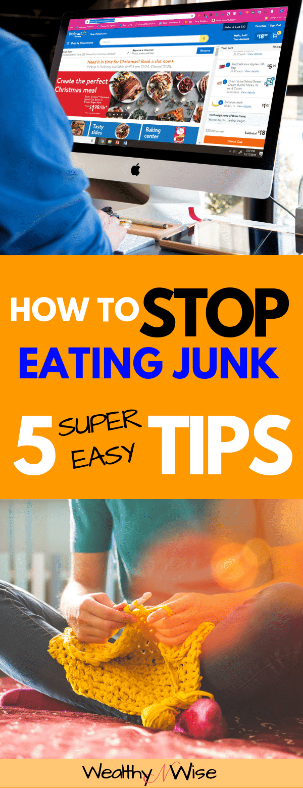 How stop eating junk - 5 tips that will help your loose weight the easy way.