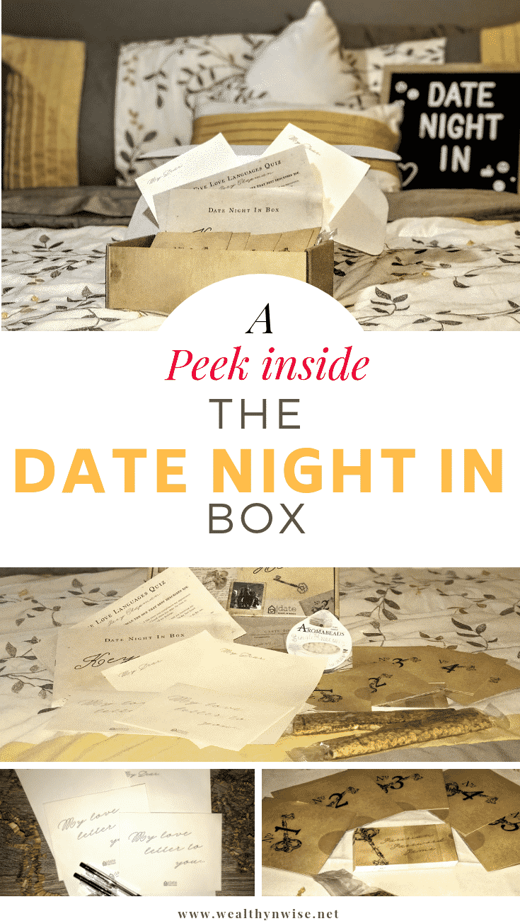 We Did the Date Night In box!  I have to admit it was one of the #bestdatenightideas ever! #datenight #datnightin