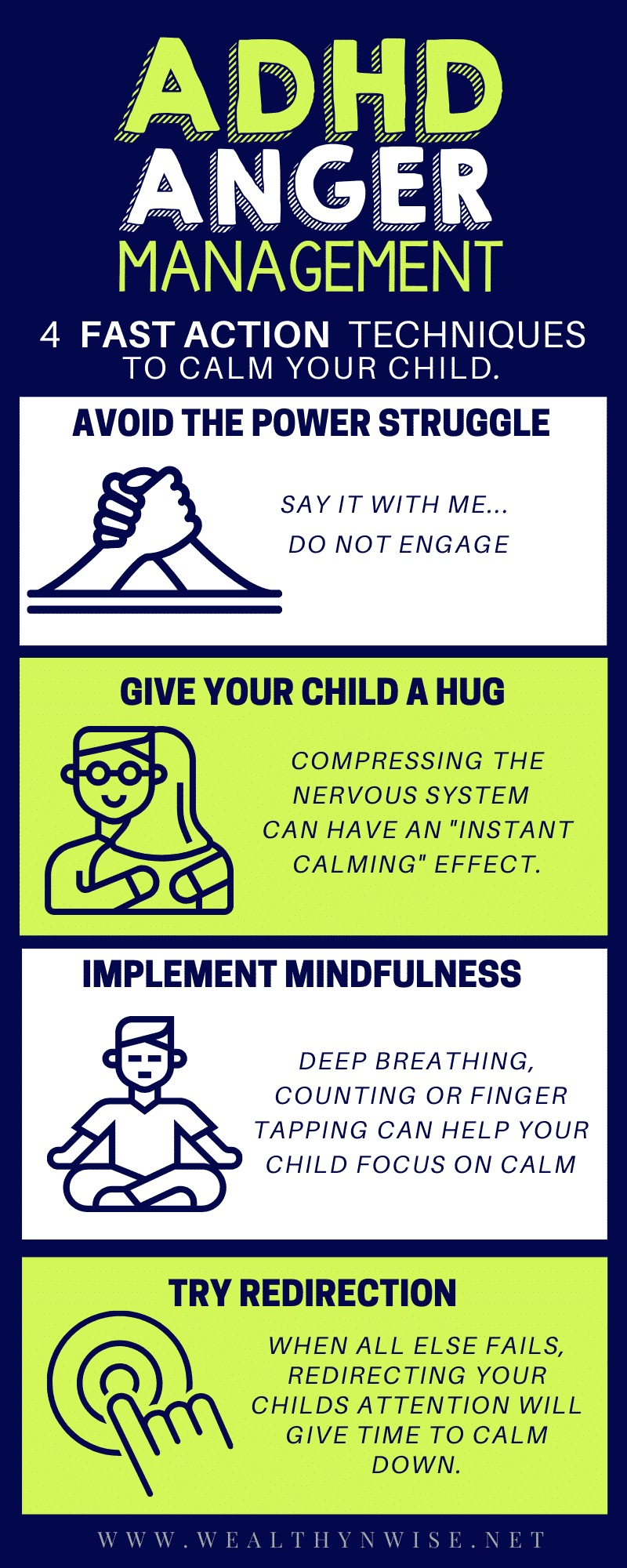 Anger Management Techniques for kids.  These Deescalation strategies can help with adhd anger issues and calm your child quickly.